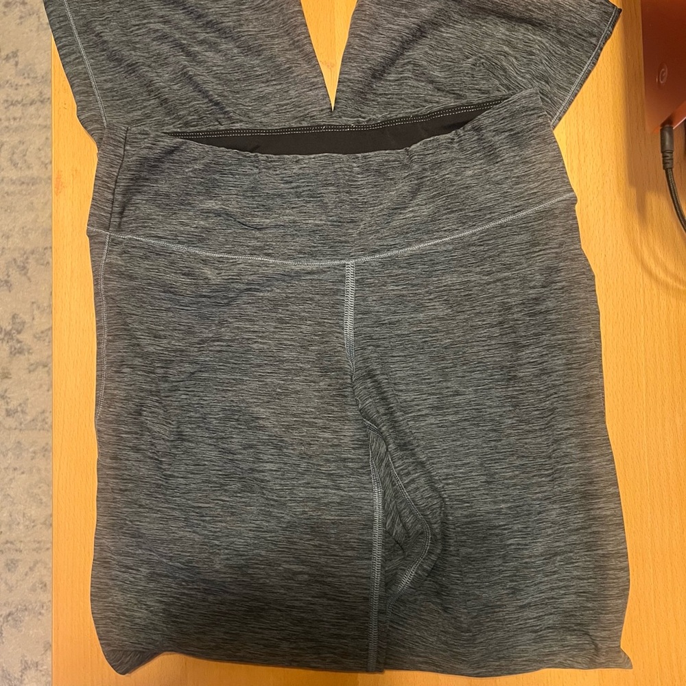New Balance Mid-Rise Heathered Gray Leggings